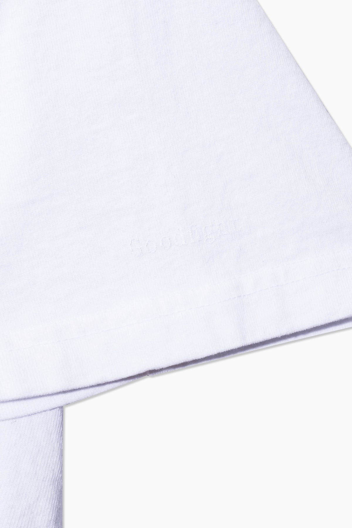 Goodfight House Tee Sleeve Logo White
