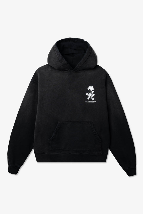 Venus Logo Happy Hour Hooded Sweatshirt Black