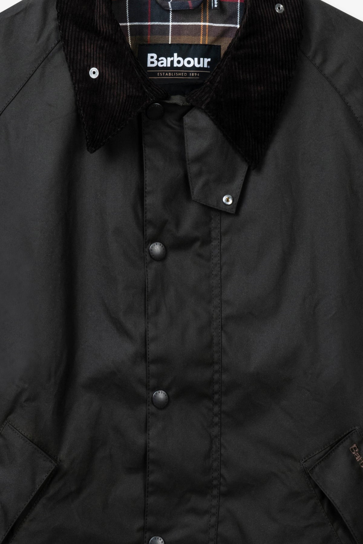 Barbour OS Transport Wax Jacket Olive