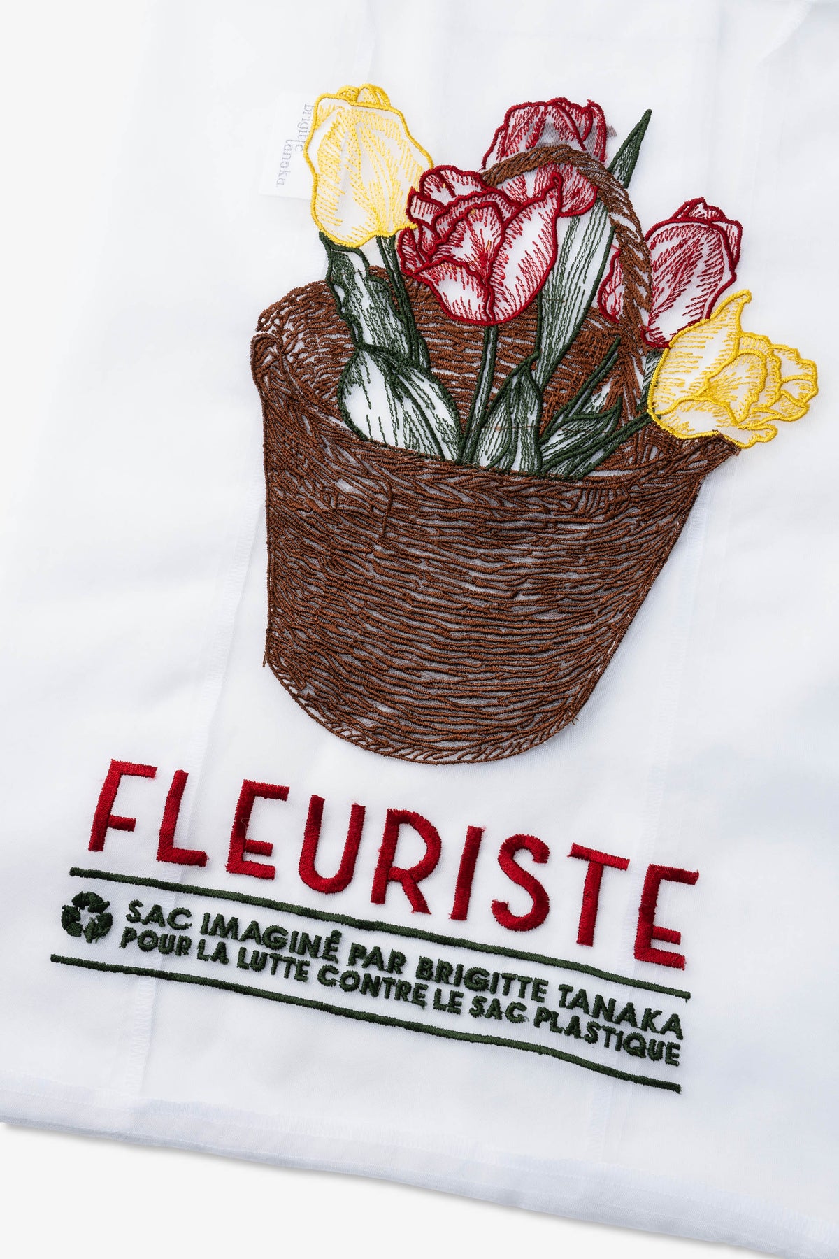 Brigitte Tanaka "Sac Fleuriste Panier" Florist Basket Organza Bag