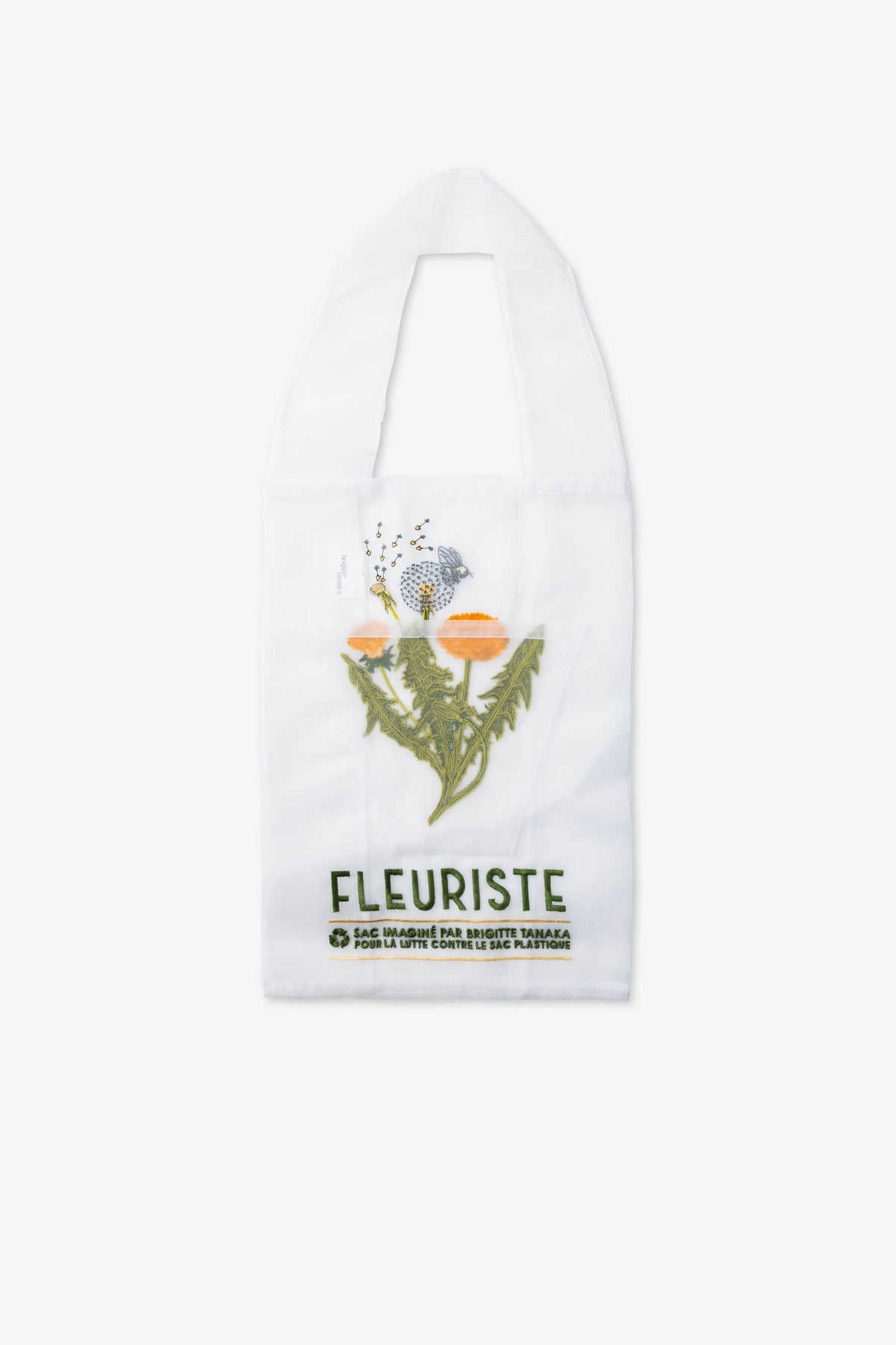 Brigitte Tanaka 'Sac Fleuriste Pissenlit" Dandelion Florist Organza Bag