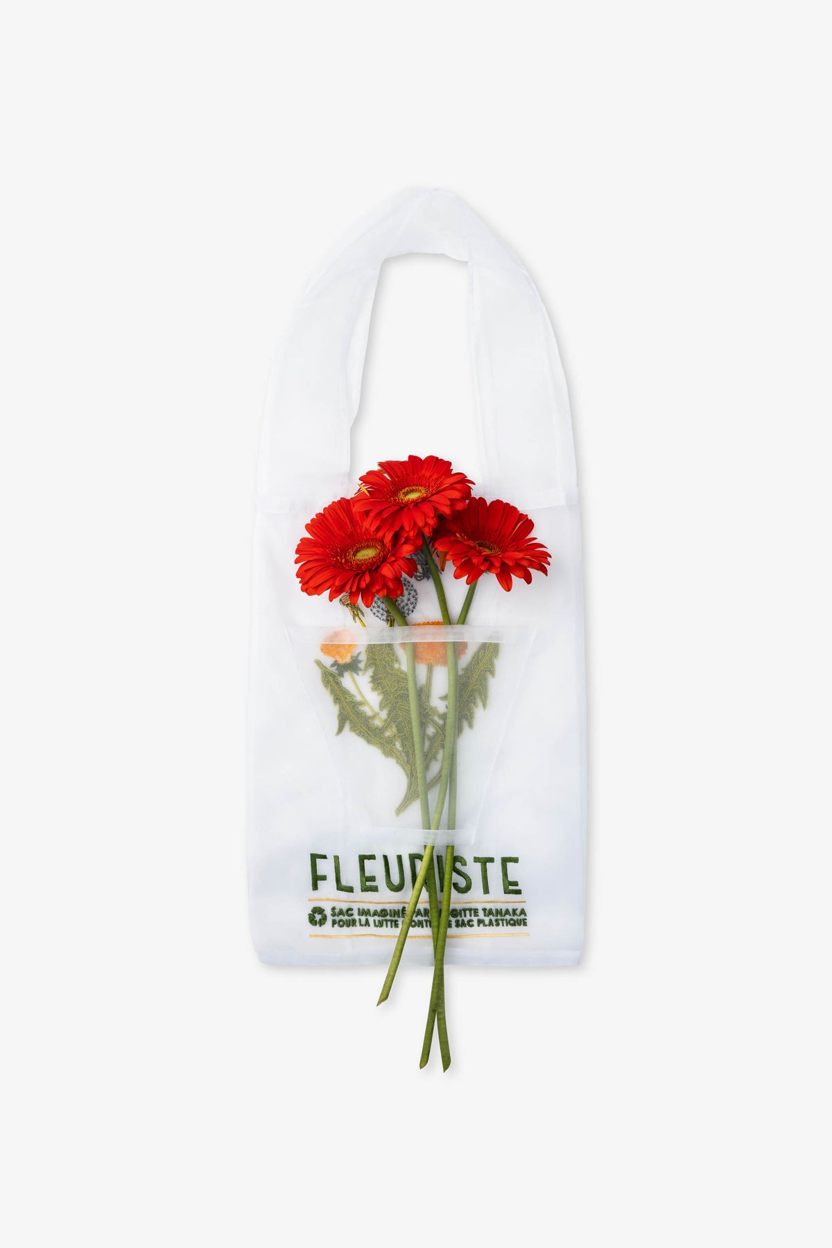 Brigitte Tanaka 'Sac Fleuriste Pissenlit" Dandelion Florist Organza Bag