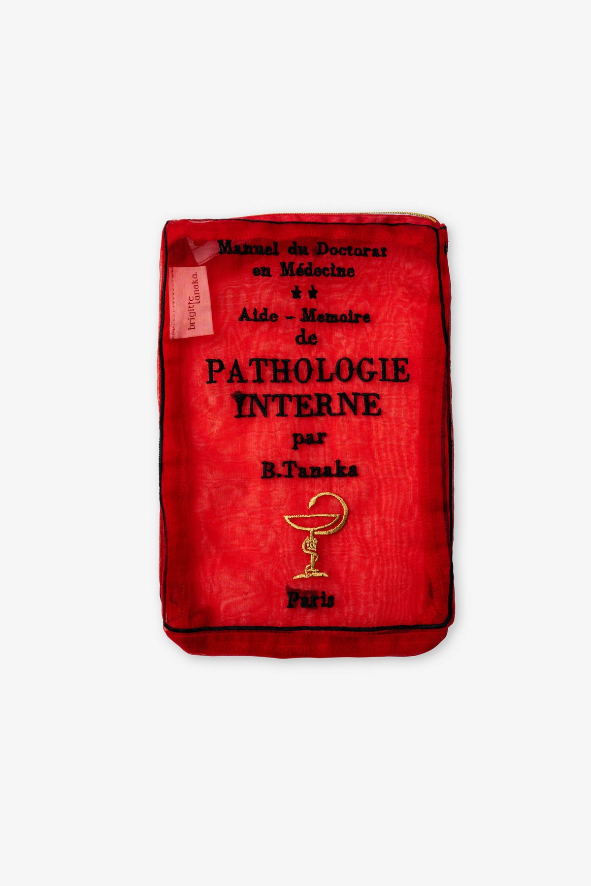 Brigitte Tanaka "Sac Pathologie" Organza Pathology Book Bag Pouch
