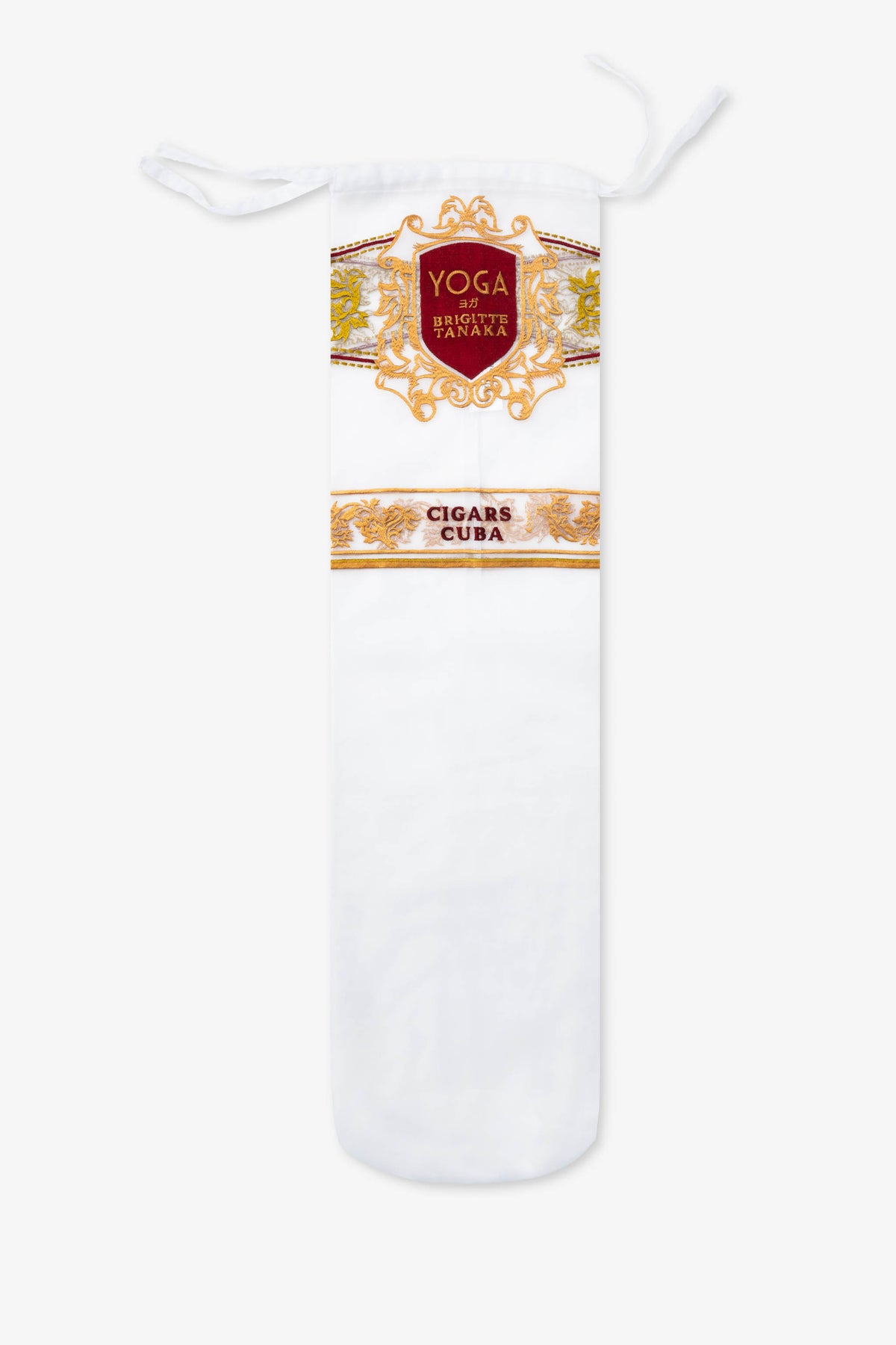 Brigitte Tanaka Organza Sac Yoga Cigar Blanc