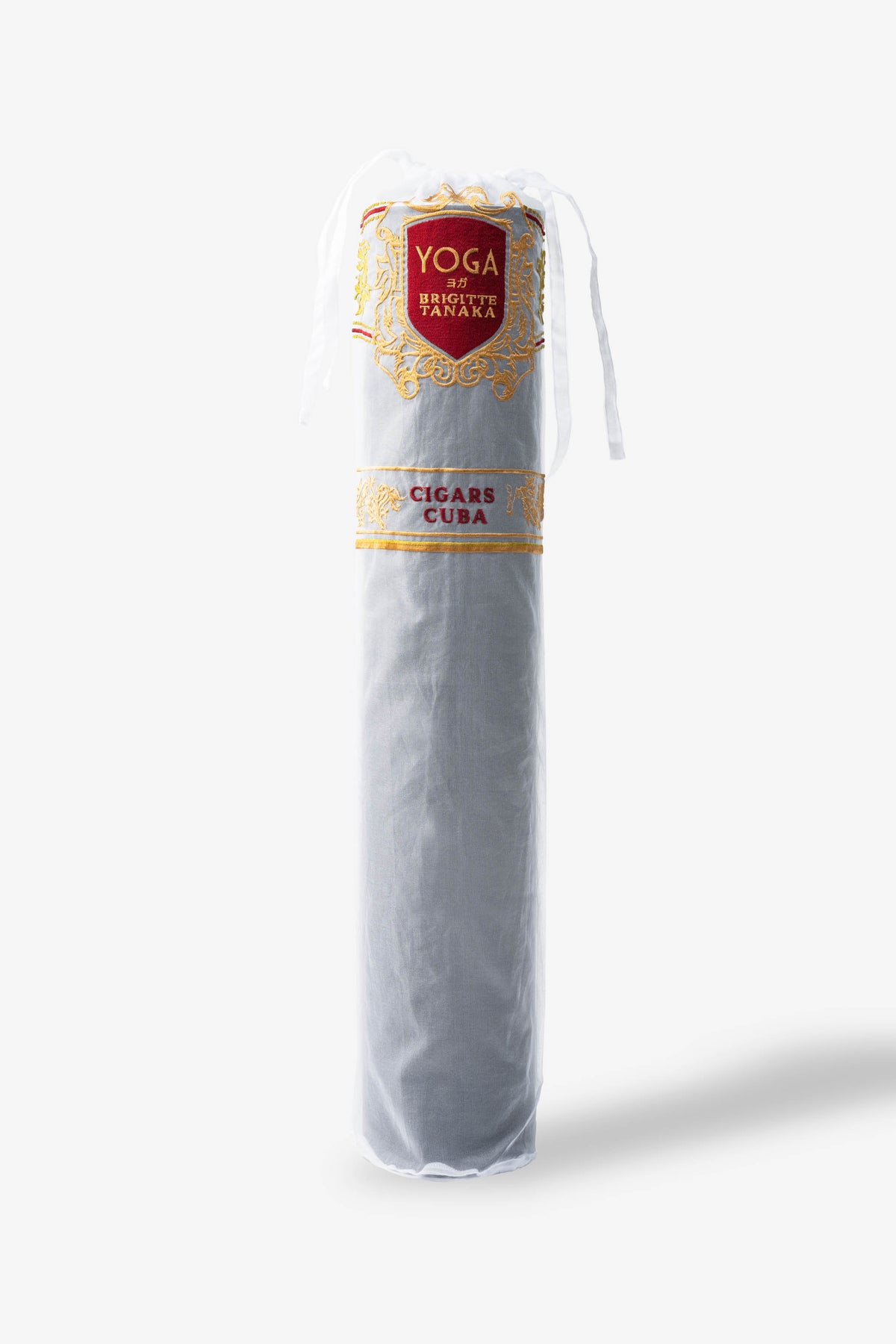 Brigitte Tanaka Organza Sac Yoga Cigar Blanc