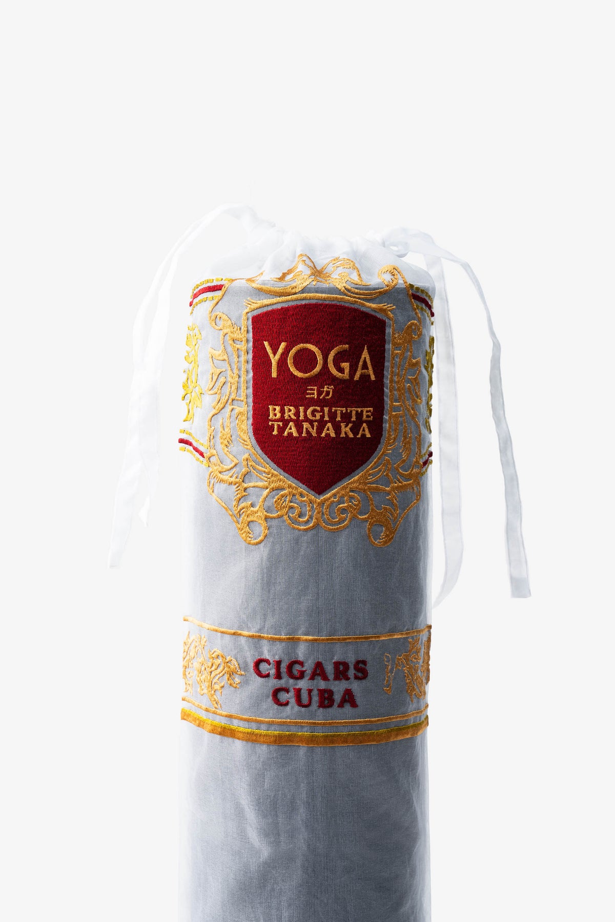 Brigitte Tanaka Organza Sac Yoga Cigar Blanc