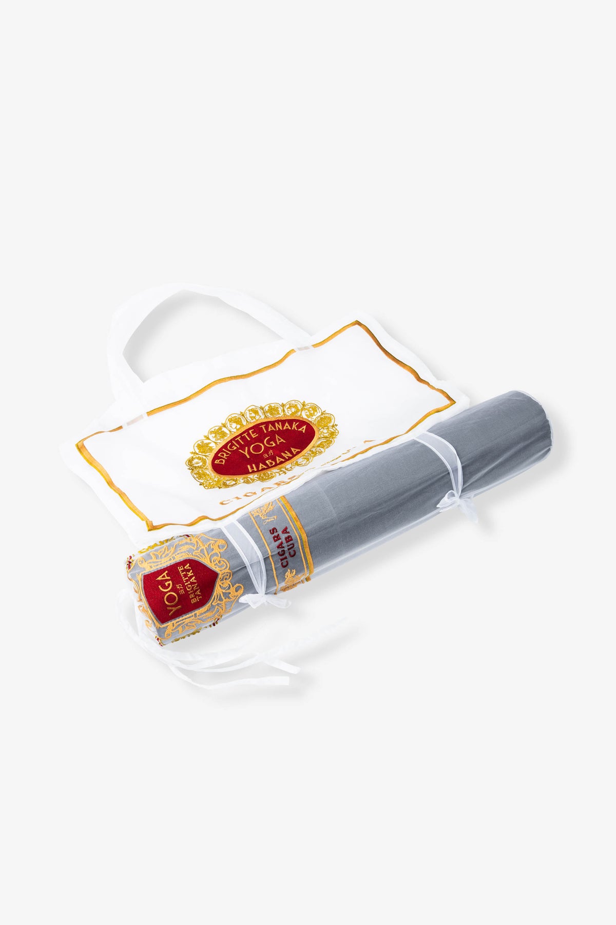 Brigitte Tanaka Organza Sac Yoga Cigar Blanc