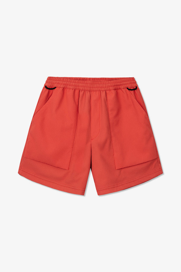 Grocery Getter Short Mid Japanese Dobby Coral Red