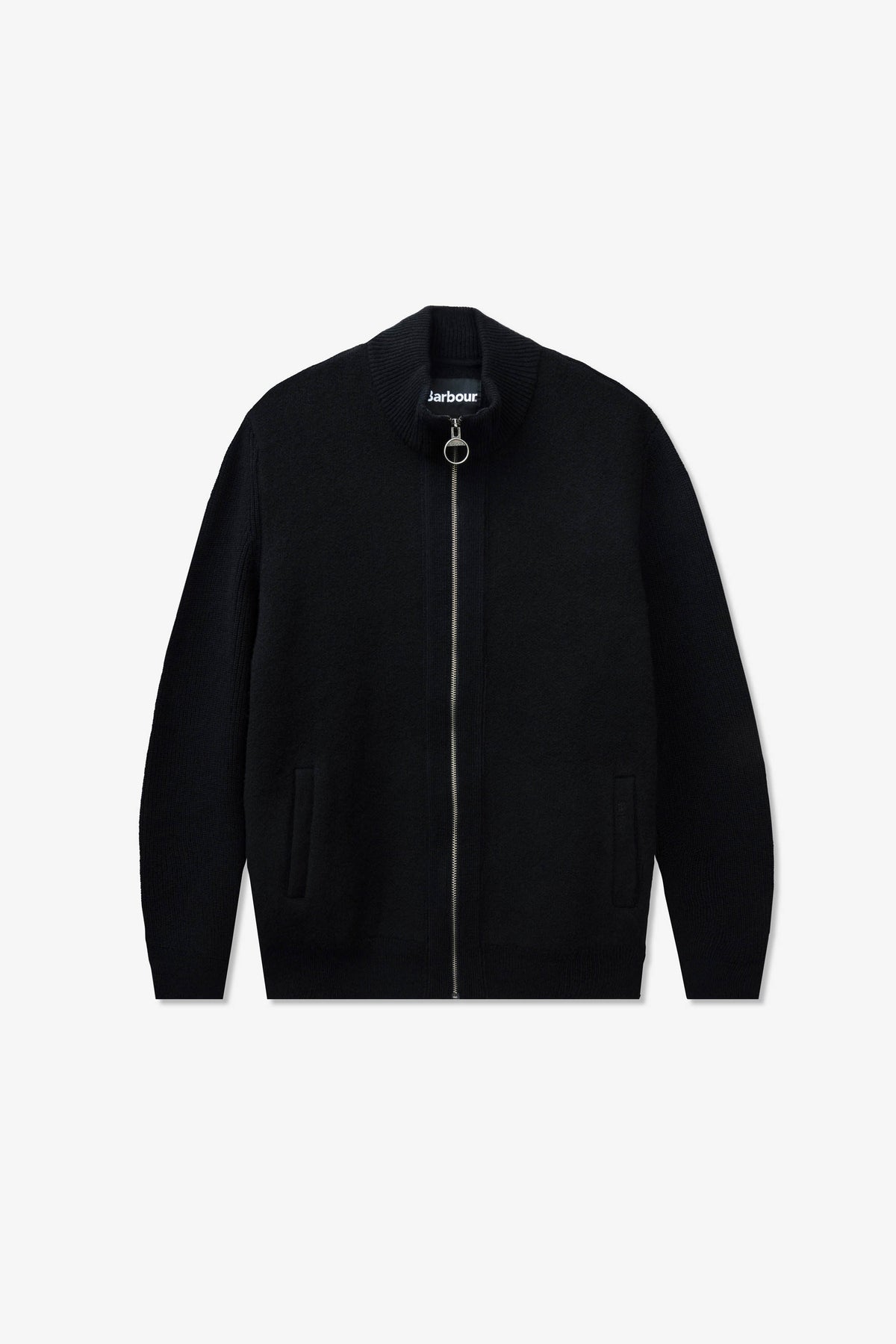 Goodfight for Barbour Milburn Zip-Up Jumper Black