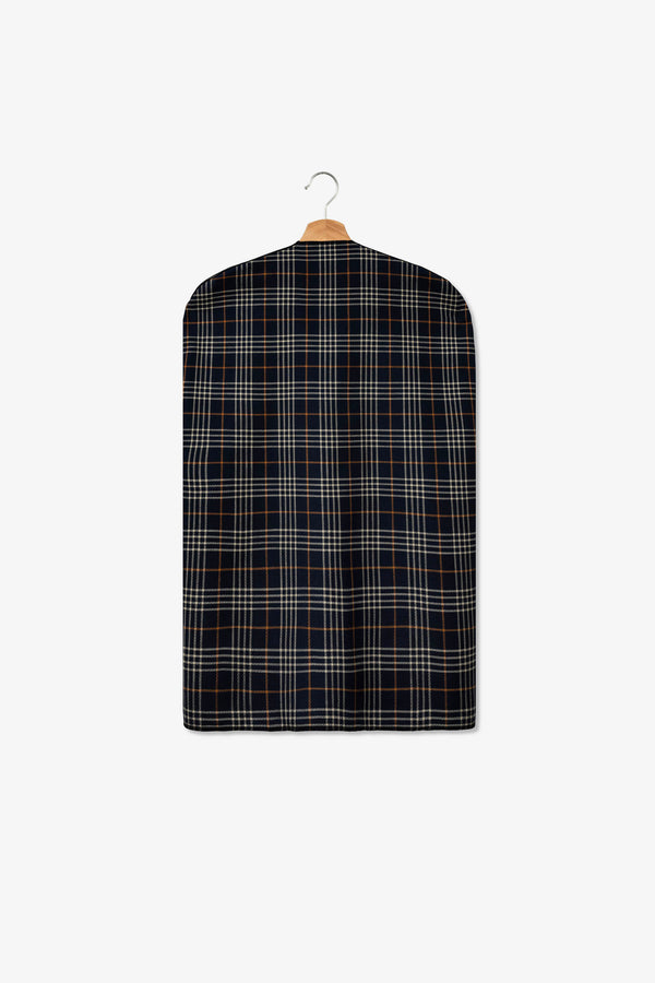 Garment Cover Blue Plaid