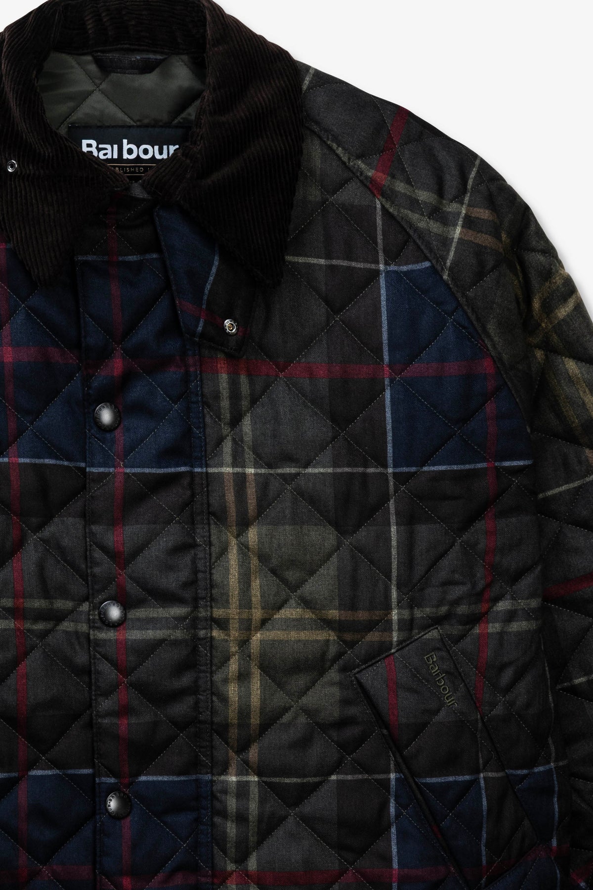 Goodfight for Barbour Tartan Transport Quilted
