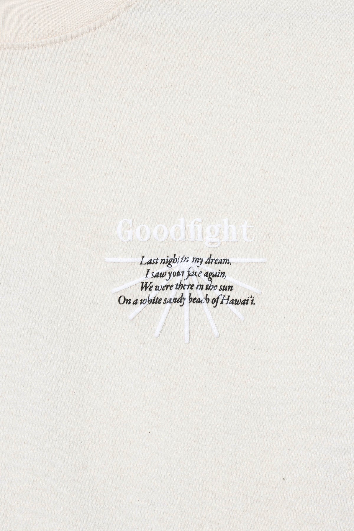 Their Archives x Goodfight The Needle Tee Natural