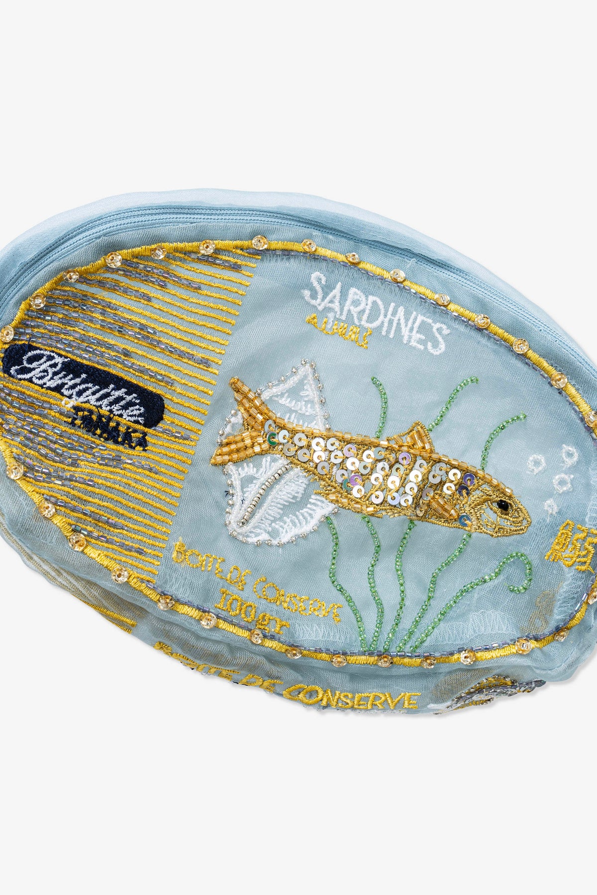 Brigitte Tanaka Sardine Haute Couture Organza Pouch
