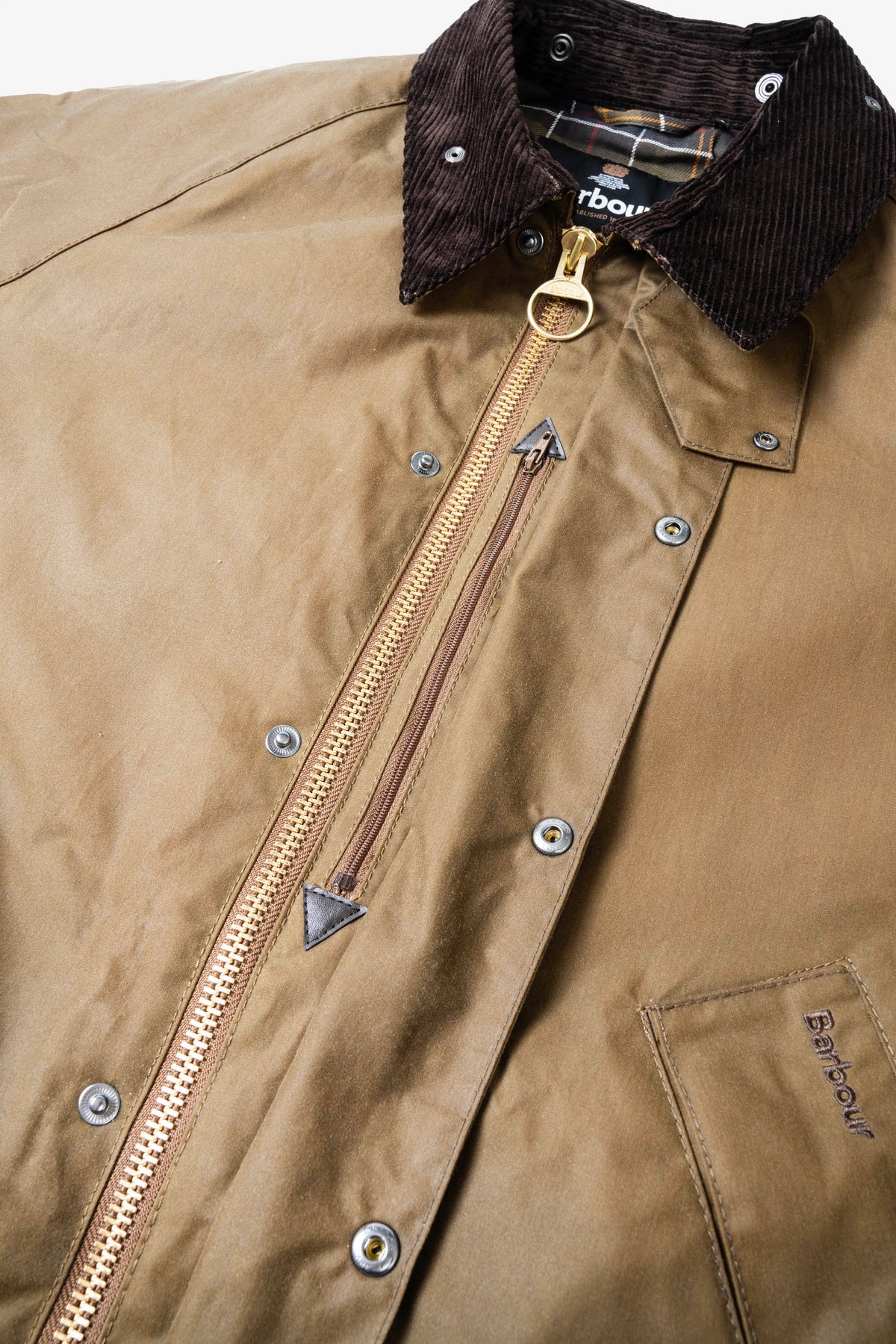 Barbour OS Transport Wax Jacket Sand