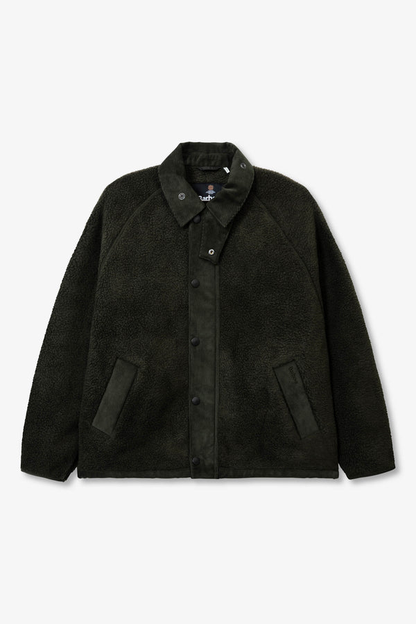 Barbour OS Transport Fleece Jacket Sage