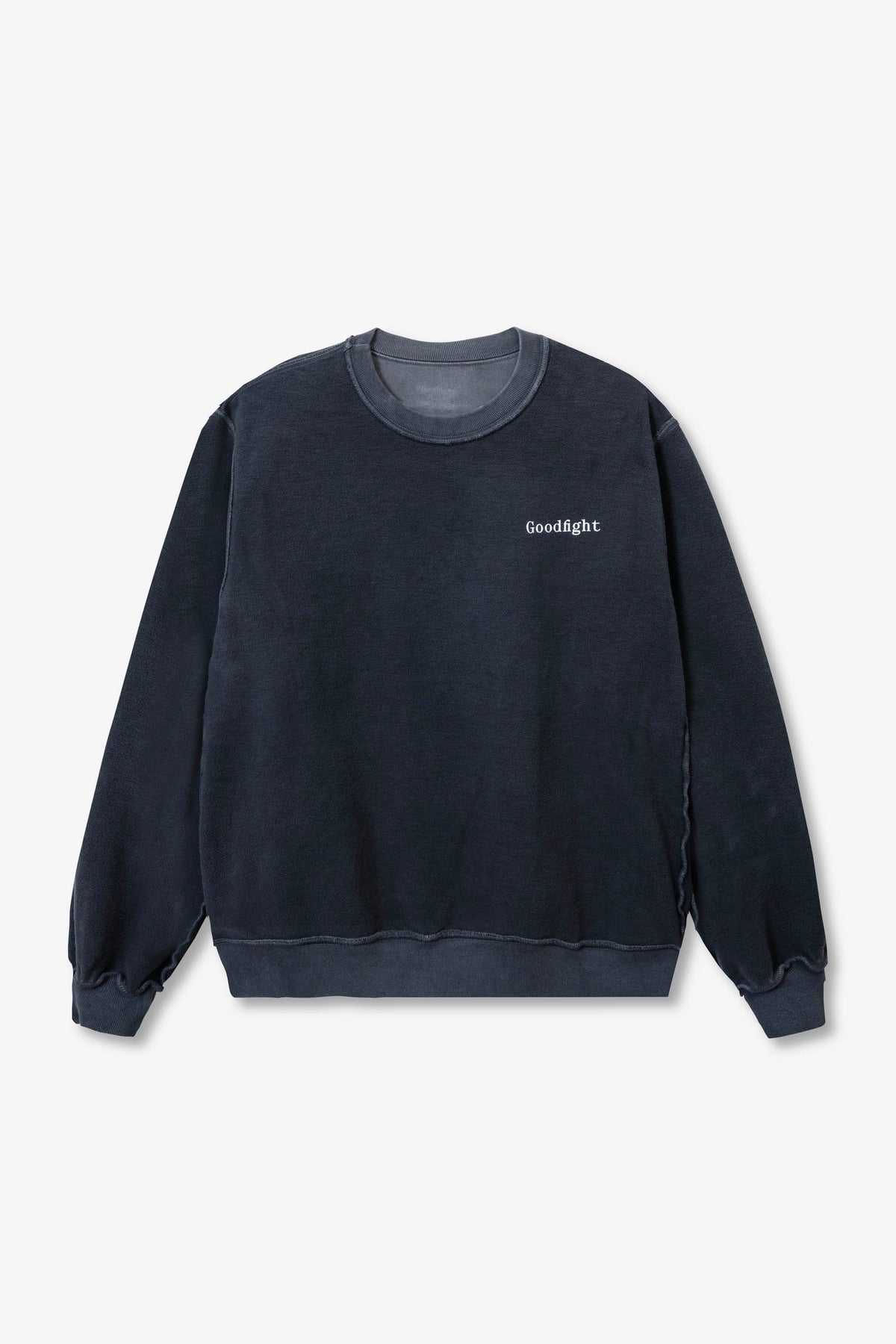 Goodfight Lakeside Pullover Reversible Sweatshirt Vintage Fade Charcoal Grey