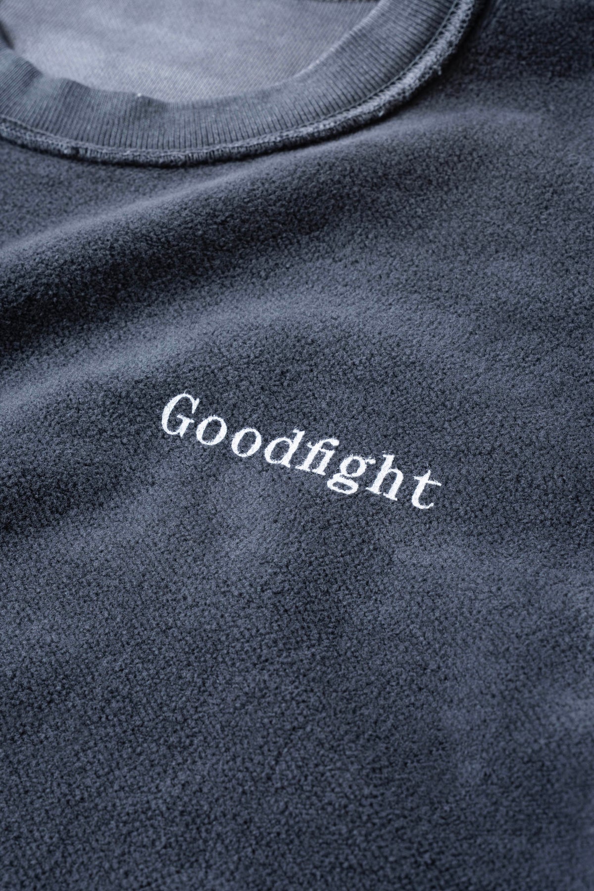 Goodfight Lakeside Pullover Reversible Sweatshirt Vintage Fade Charcoal Grey