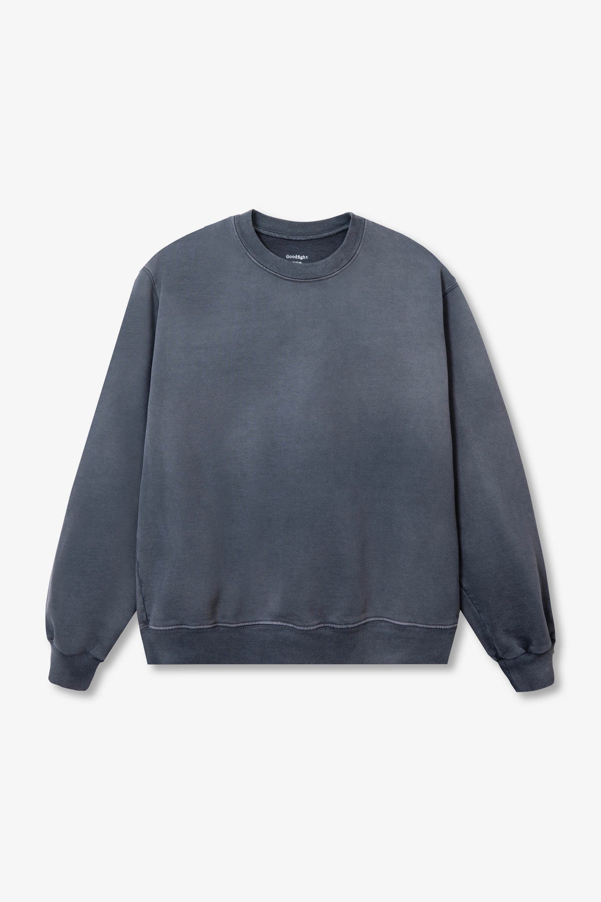 Goodfight Lakeside Pullover Reversible Sweatshirt Vintage Fade Charcoal Grey