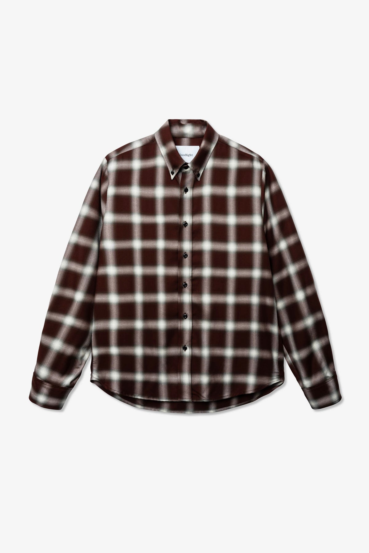 Goodfight Elysian Shirt Brown Plaid