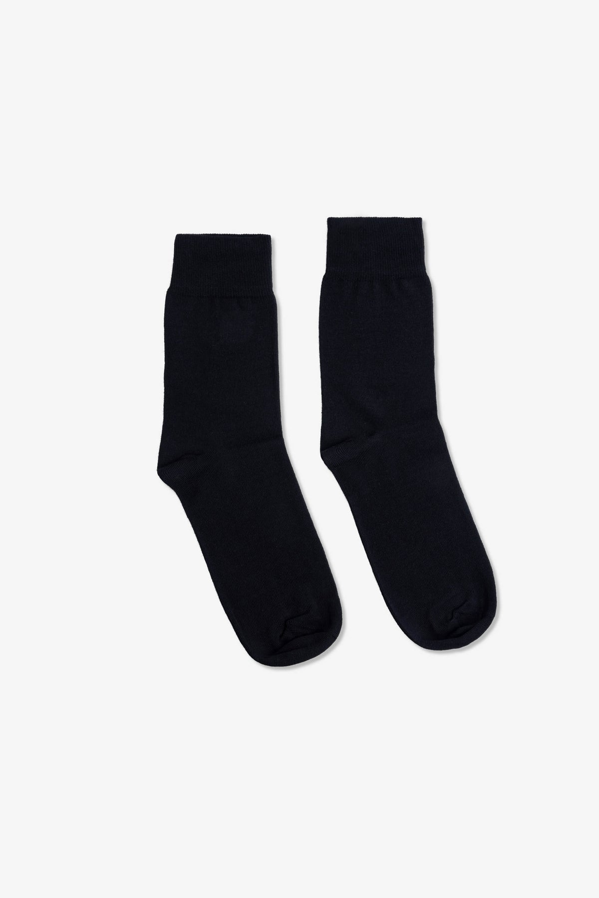 Solovair Cotton Solid Socks Black