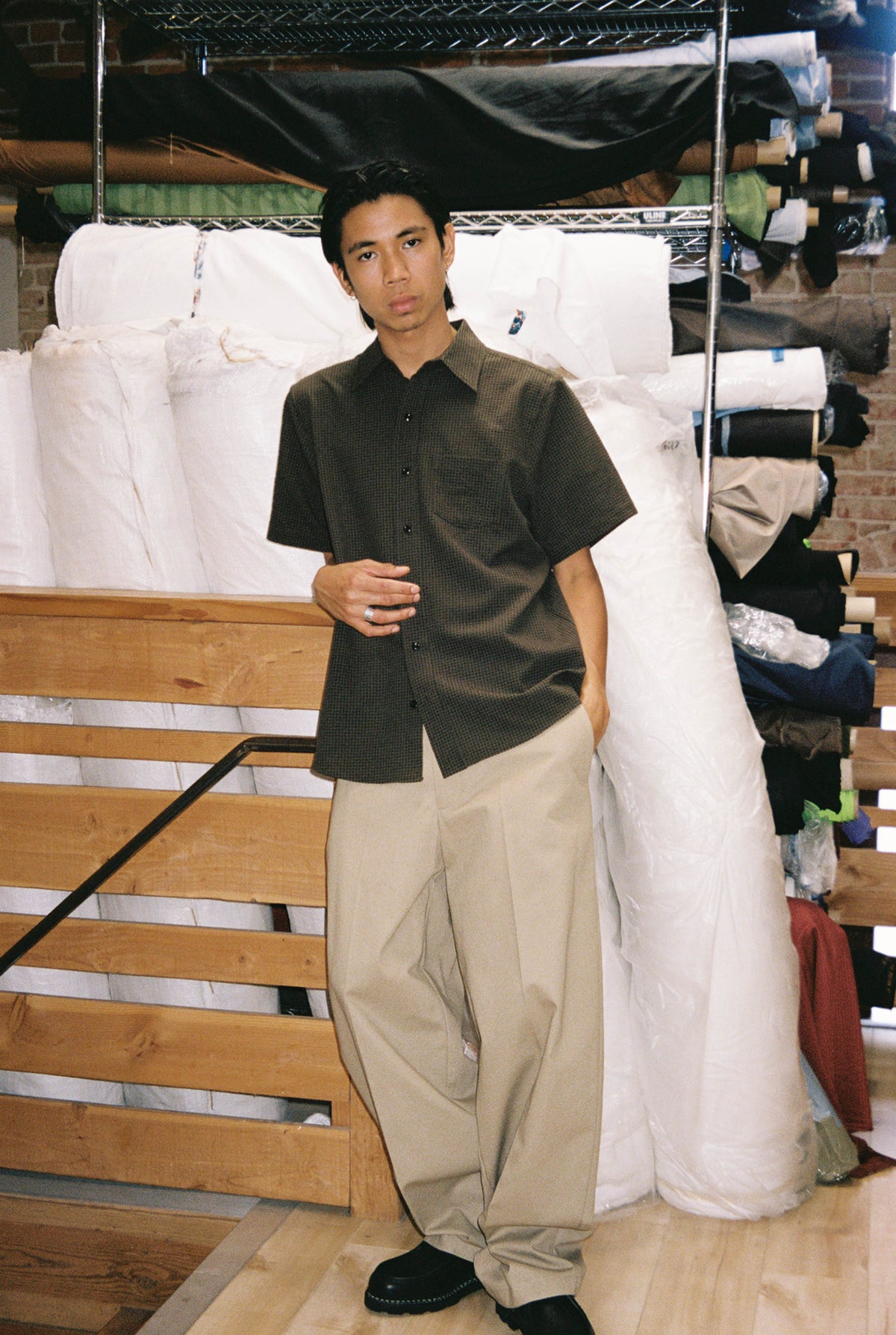 Goodfight Florider Trouser Creased Chino Khaki